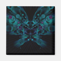 Bubbly Butterfly Fridge Magnets