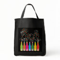 Bubbly Celebrations! Colourful Custom Gift Tote Ba bags