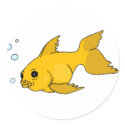 Bubbly Goldfish stickers