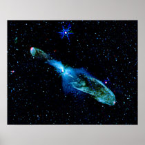 Bubbly little blue star NASA Poster