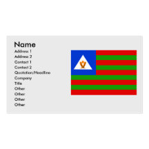Bubi tribal, Equatorial Guinea Business Card Template