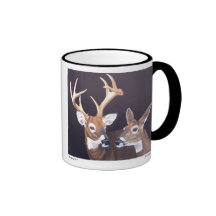 Buck and Doe Deer Coffee Mug