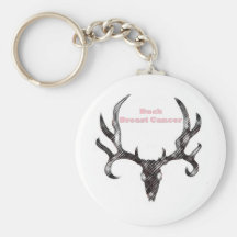 Buck Breast Cancer Key Chain
