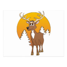 Buck Cartoon Postcard