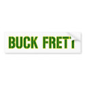  "Buck Frett" bumper sticker bumper stickers