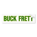  "Buck Frett" bumper sticker bumper stickers