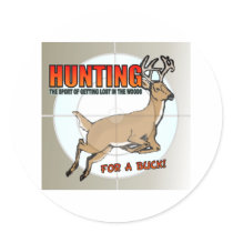 Buck Hunting Sticker