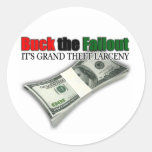 Buck the failout Sticker