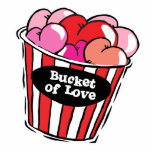 bucket of love png photo sculptures