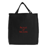 Buckets of awesome tote embroidered bags