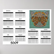 Buckeye butterfly - 2009 Calendar Posters