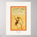 Buckeye Girls ~ Vintage Tobacco Label ~ 1869 posters