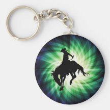 Bucking Bronco; Rodeo; Cool Key Chain