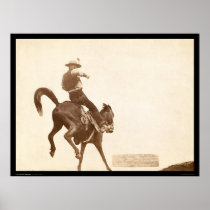 Bucking Bronco SD 1888 Print