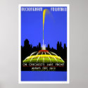 Buckingham Fountain 1939 WPA posters