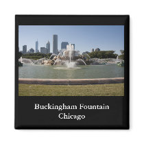 Buckingham Fountain, Chicago Fridge Magnets