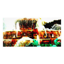 Buckingham Fountain, USA Custom Photo Card
