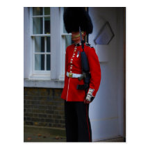 Buckingham Palace Guard Postcard