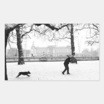 Buckingham Palace London England Rectangle Stickers