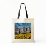 Buckingham Palace, London  flowers Canvas Bag