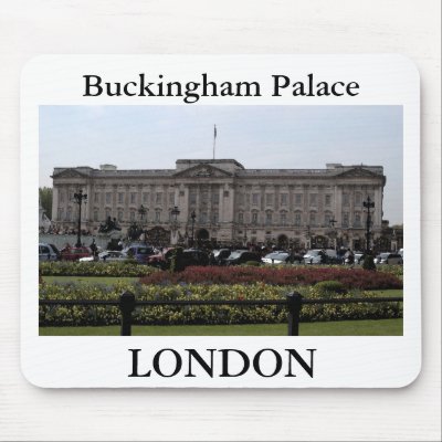 Buckingham Palace Mousepad by BlackTiePictures