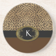 Buckle Up Leopard Coaster
