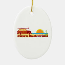Buckroe Beach. Christmas Ornament
