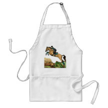 buckskin big leap xc HORSE ART Eventing Aprons