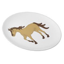 Buckskin Horse Plates