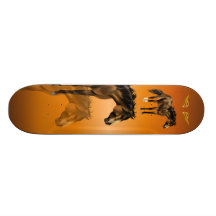 Buckskin Horse Skateboard