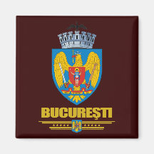 Bucuresti (Bucharest) COA Fridge Magnet