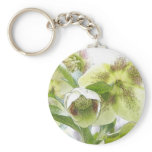 Bud To Blossom - White Hellebores keychains