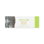 Buddah head, gold, black business card business cards