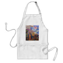 Buddha and the Flower by Odilon Redon Aprons