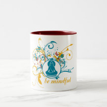 Buddha Be Mindful Mugs