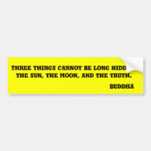 Buddha Bumper Sticker