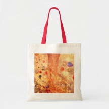 Buddha by Symbolist Painter Odilon Redon Canvas Bags