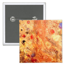 Buddha by Symbolist Painter Odilon Redon Buttons
