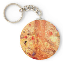 Buddha by Symbolist Painter Odilon Redon Key Chain