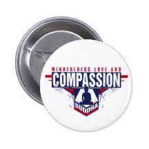 Buddha Compassion Pinback Buttons