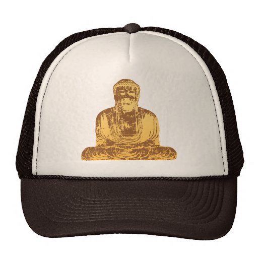 Buddha Graphic Mesh Hats