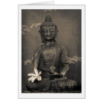Buddha Greeting Card Karten