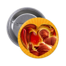 BUDDHA Heart | yellow radial Buttons