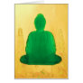 buddha in gold card