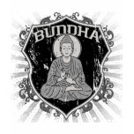 Buddha in Grunge t-shirts
