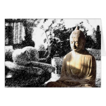 Buddha in the Kitchen 3 Greeting Card
