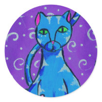 Buddha Kitty Stickers