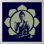 Buddha Lotus Print