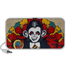 Buddha monkey Doodle Speakers