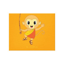 Buddha Monkey™ Prints Gallery Wrap Canvas